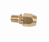 Connecteur en laiton d'extrémité de tuyau de preuve de corrosion pour des tuyaux d'air de polyuréthane d'identification de 1/4 pouce