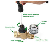 Régulateur de pression en laiton de l'eau de pouce de la commande numérique par ordinateur 1/2 avec le filet de filtre d'eau