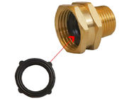 GHT au connecteur en laiton de robinet de TNP, 3/4&quot; femelle adaptateur masculin de tuyau d'arrosage à 1/2 »